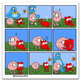 Awkward Yeti "Heart Gets Back Up" item