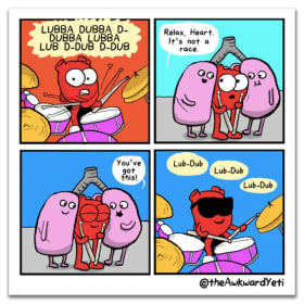 Awkward Yeti "Heart's Beat" item