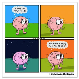 Awkward Yeti "No Time " item