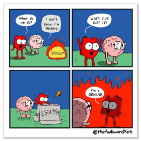Awkward Yeti "Problem Solving" item