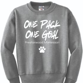 One Pack, One Goal- Sweatshirt, Grey item