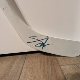 Adam Graves Signed Wooden NYR Stick item