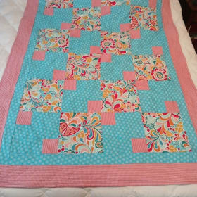 Handmade Lap Quilt item