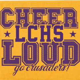 LCHS Cheerleader for the day item