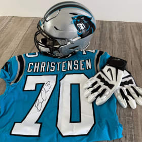 Brady Christensen Game-Worn Memorabilia Bundle item