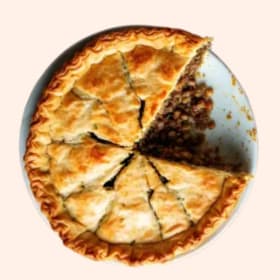 Photo : Tourtière végétarienne