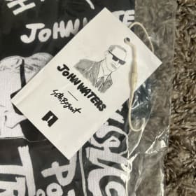 JOHN WATERS TOTE BAG NEW UNUSED 17x15 INCHES POPE OF TRASH item