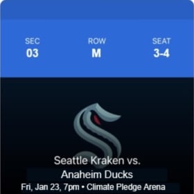 Kraken tickets item