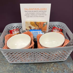 Fall Soup Bowl Cozies and Apples! item