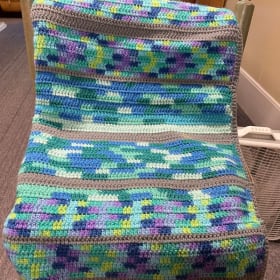 Hand Crocheted Afghan item