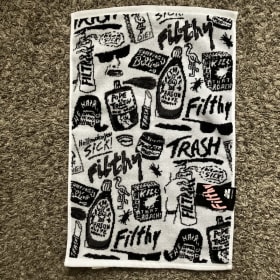 JOHN WATERS HAND TOWEL 15x24 INCHES NEW UNUSED POPE OF TRASH item