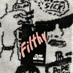 JOHN WATERS HAND TOWEL 15x24 INCHES NEW UNUSED POPE OF TRASH item