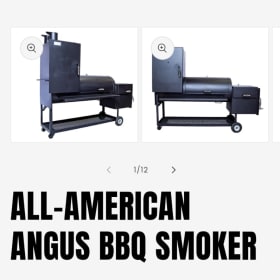 All American Angus BBQ Smoker item