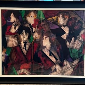 "Grand Orchestra" by Linda Le Kinff Signed Print item