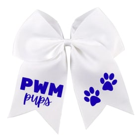 White PWM pups Bow item