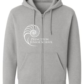 Grey Zip-up Hoodie item