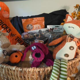 Dog Basket and Grooming Gift Card item