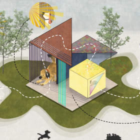 The Leap and Lounge Pawvilion by Shepley Bulfinch item