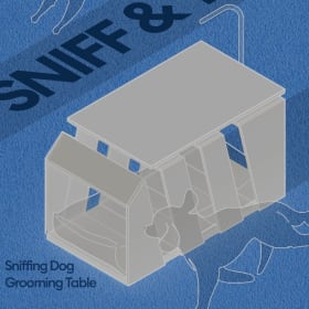 Sniffing Dog Grooming Table by Perkins&Will item