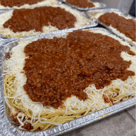 Baked Spaghetti Dinner To Take Home Tonight item
