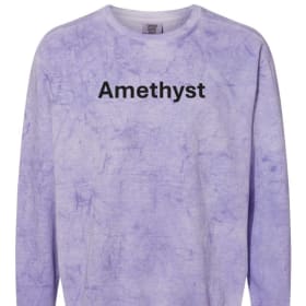 Adult Crew Sweatshirt - Extended Sizes (Amethyst, Smoke) item