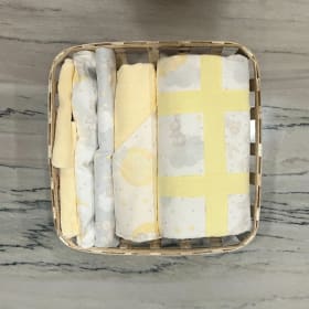 Newborn Quilt, Receving Blanket, and Towel Set item