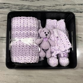 Heirloom Crochet Newborn Baby Set item