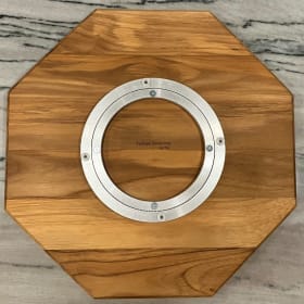Teak Lazy Susan with Mugs item