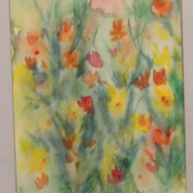 Water Color Wield Field Flower item