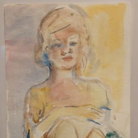 Water color painting of a young woman item