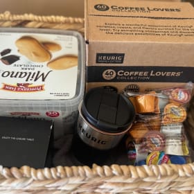 Brewtifully Curated Coffee Basket Donated By Dianne Caudill item