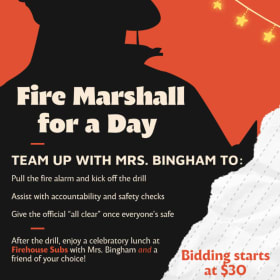 Fire Marshall for a day item