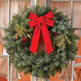28" Mixed Evergreen Wreath item