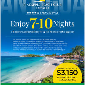 Oceanview accommodations for adults only - Antigua item