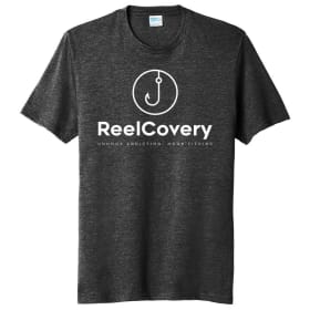 ReelCovery Unisex Tri-Blend Tee - Black Heather item