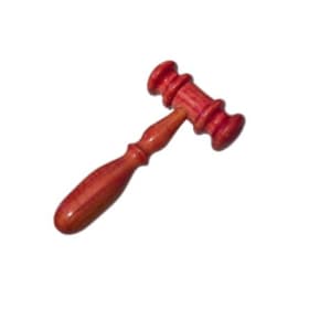 #35 - Handcrafted Pink Ivory Gavel by Jeremy Hill item