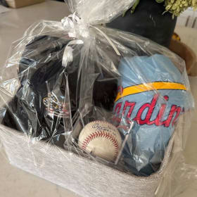 Ted Simmons Autographed Baseball Basket item