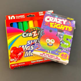 Kids Markers and a Fun Card Game item