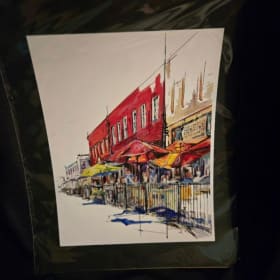 #28 Historic McKinney Downtown Street Side Print - "Snug" item