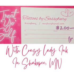 #16 - Tattoo Gift Certificate item