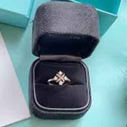 Item # 602 Tiffany Schlumberger Lynn Diamond Platinum Ring item