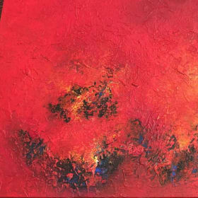 One of a Kind Art Piece "Atraves" 2016 item