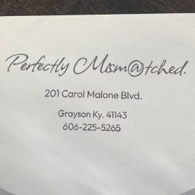 $25 Gift Certificate donated by Perfectly Mismatched item
