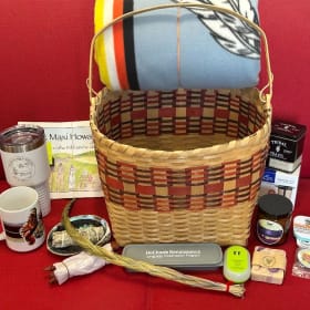 HoChunk Renaissance Program Handwoven Basket Plus item