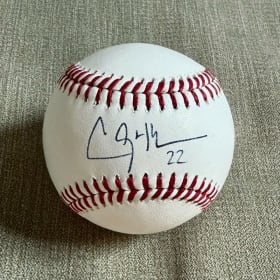 Clayton Kershaw Autographed Baseball item