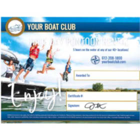 #18 - Half-Day Pontoon Rental with Your Boat Club item