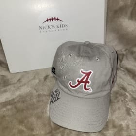 Nick Saban Autographed Nike Cap item