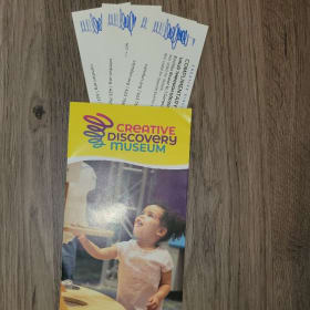 Four (4) Tickets - Creative Discovery Museum item