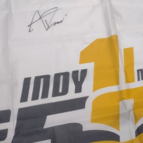 Signed IndyCar Racing Flag item