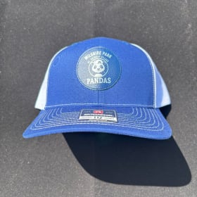 Adult Royal/White Cap w/Panda + WP SAV Pandas text item